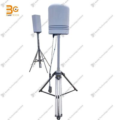 Ανιχνευτής UAV TDOA+AOA με 100MHZ-6GHZ παρέχει ανίχνευση 360 μοιρών